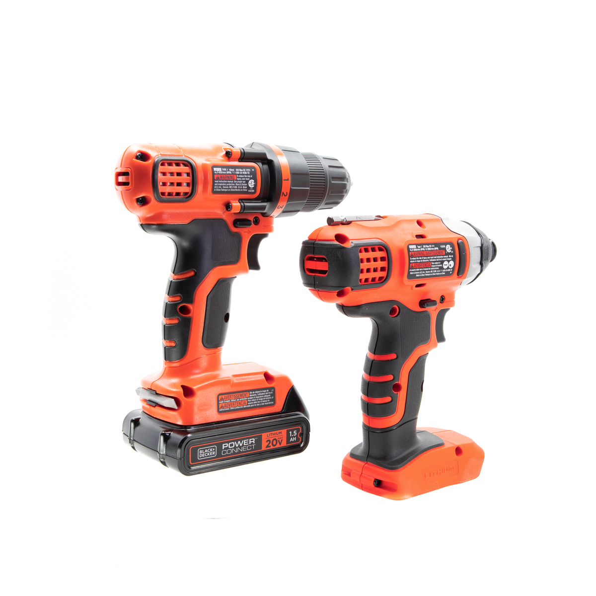 20V MAX* POWERCONNECT? Cordless Drill and Impact Driver Combo Kit, Battery and Charger Included