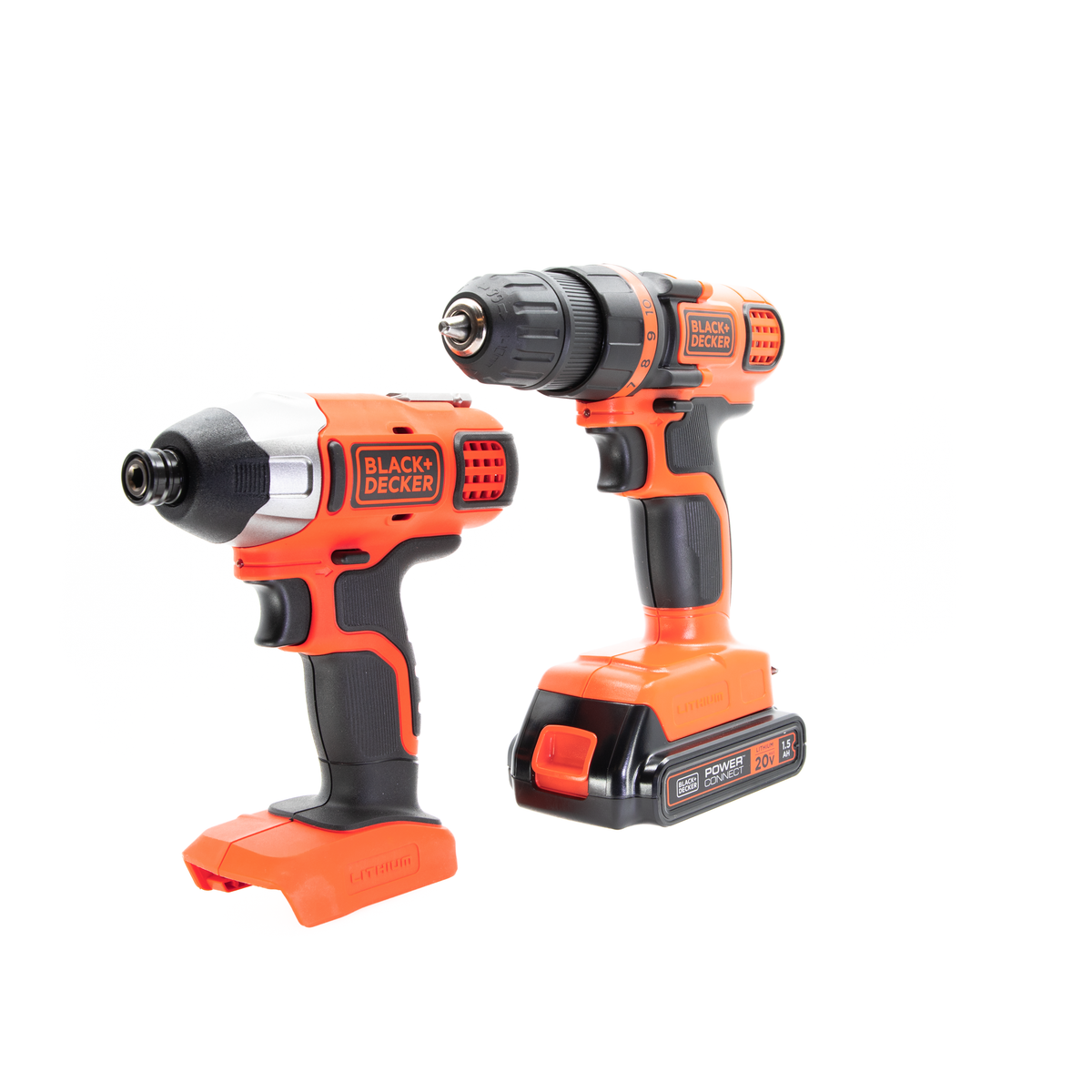20V MAX* POWERCONNECT? Cordless Drill and Impact Driver Combo Kit, Battery and Charger Included