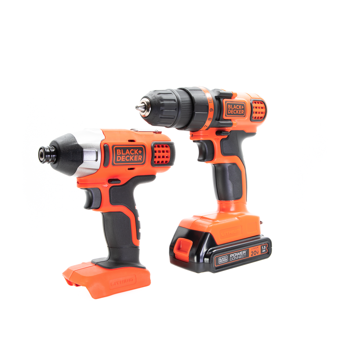20V MAX* POWERCONNECT? Cordless Drill and Impact Driver Combo Kit, Battery and Charger Included