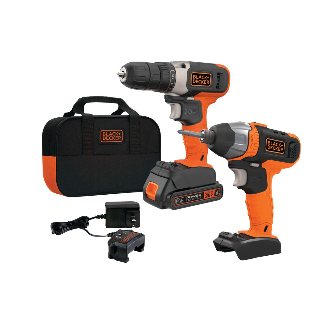 20V MAX* POWERCONNECT? Cordless Drill and Impact Driver, Battery and Charger Included