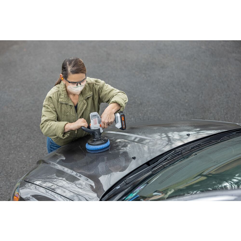 20V MAX *POWERCONNECT? MATRIX? Cordless Buffer Kit in White, Battery and Charger Included
