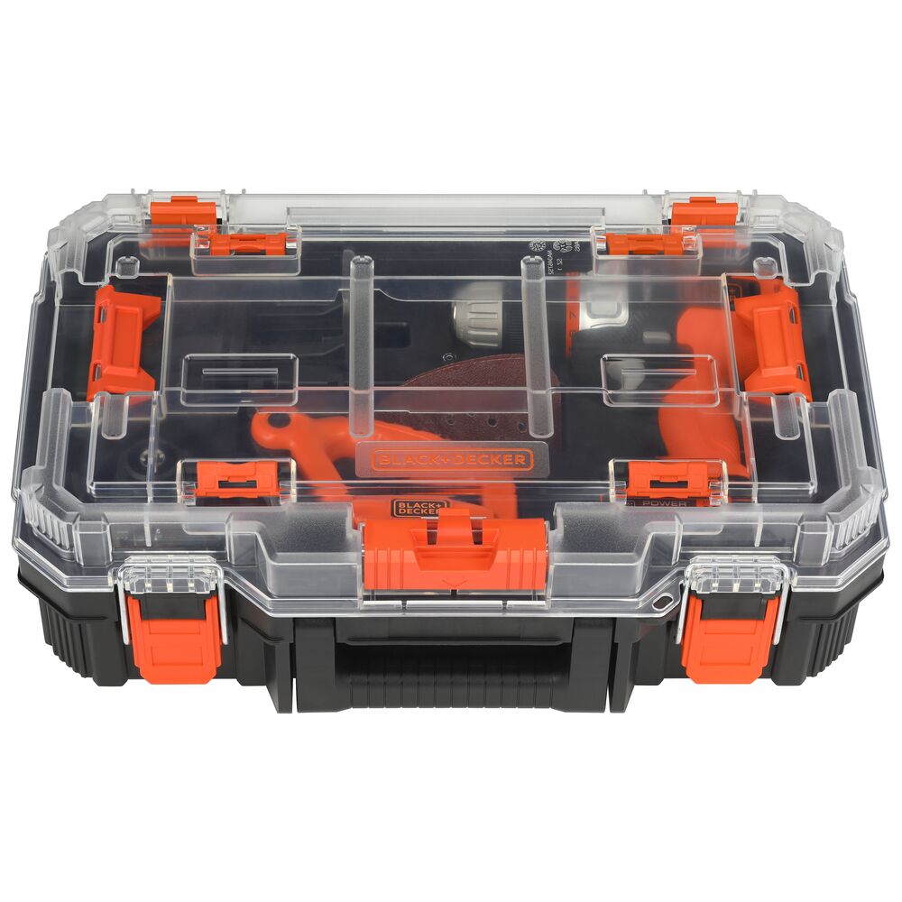 20V MAX *POWERCONNECT? MATRIX? Cordless Drill with 4-Piece Power Tool Combo Kit and Storage Case, Battery and Charger Included