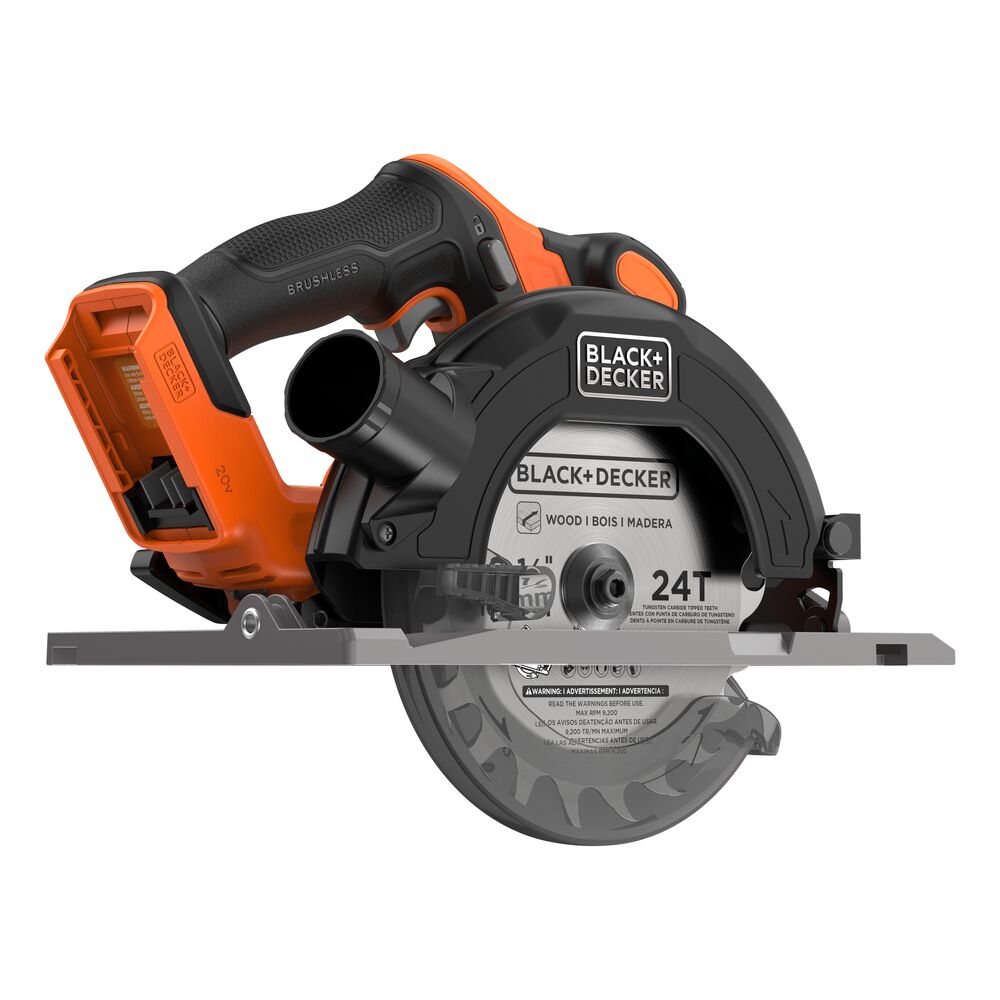 20V MAX* POWERCONNECT? Cordless Brushless 6-1/2-in. Circular Saw (Battery & Charger Not Included)